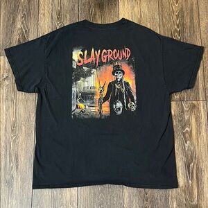 St. Albans Sanatorium Slayground Haunted House Black Graphic Shirt XL Radford,VA